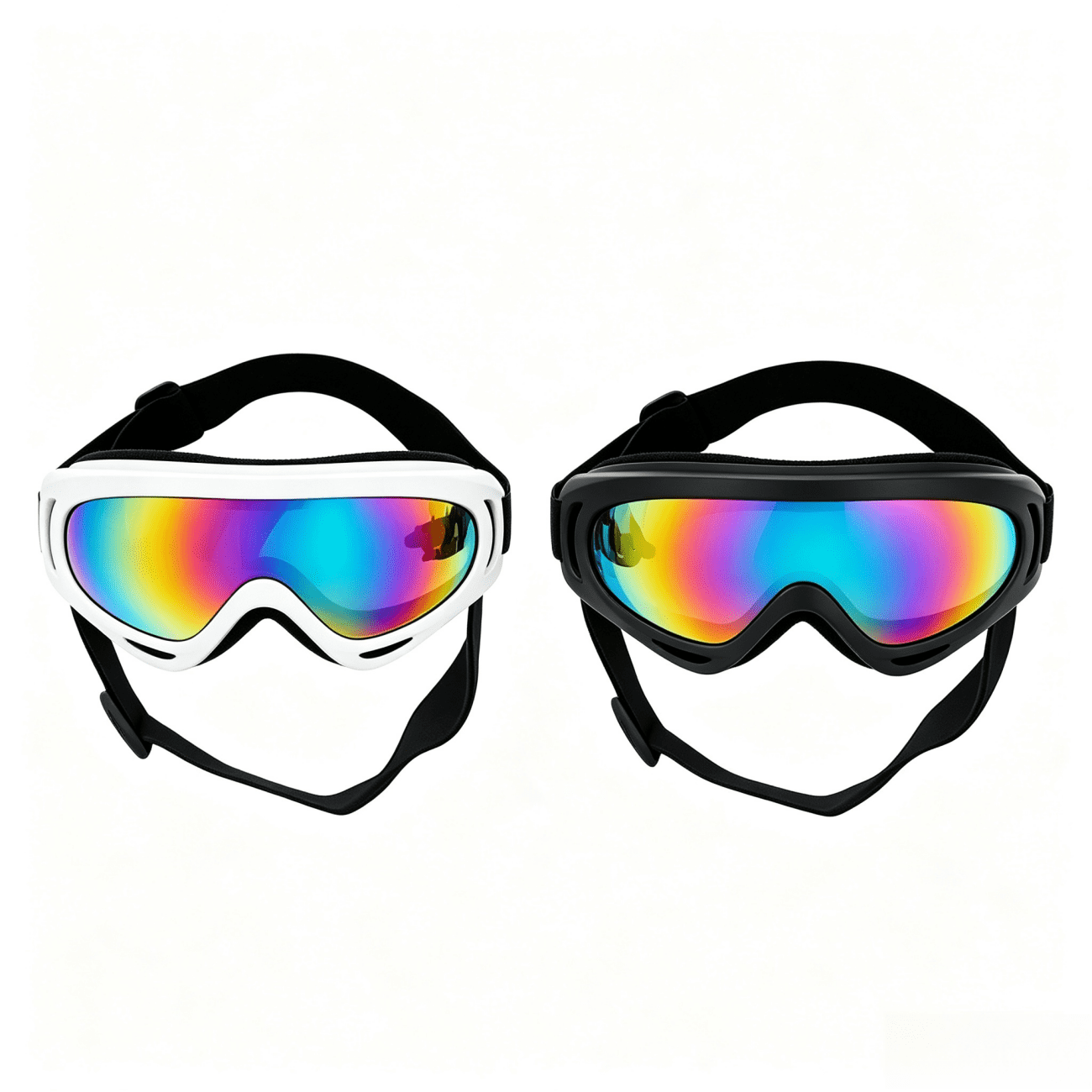 2 Pack Pet Protection Dog Sunglasses Pet Goggles Windproof Eye Wear Adjustable Dog Goggles