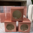 thumbnail image 5 of Small Romeo Glossy Rose Gold Gift Box - Candle Making Gift Box (Case of 48) FREE SHIPPING, 5 of 5