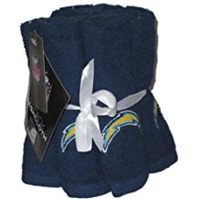 San Diego Chargers Vinyl - NFL San Diego Chargers 6 Pack Washcloth Set