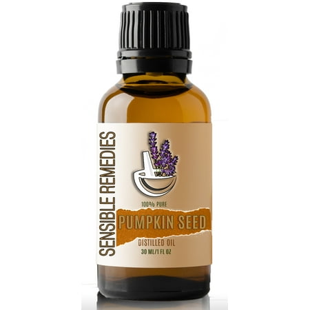 Sensible Remedies Pumpkin Seed Oil 100% Pure and Natural Distilled 30 mL (1
