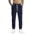 thumbnail image 3 of Momasggi Men's Cargo Sweatpants Casual Drawstring Elastic Waist Sweatpant Lounge Athletic Pants Baggy Workout Joggers with Pockets Navy XL, 3 of 9
