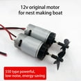 thumbnail image 2 of Dynamic 12V Small Motor Set Portable for Toy Boat Propulsions and Robotics High Torqued 10000RPM Gear Motors Use, 2 of 9