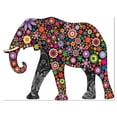 thumbnail image 2 of Cheerful Elephant - Animal Canvas Art Print, 2 of 3