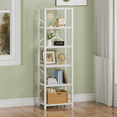 thumbnail image 2 of Satifur Bookshelf Bookcase Organizer with 6 Shelves for Living Room Bedroom Kitchen Garage 59.5" H, White, 2 of 8