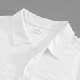thumbnail image 5 of Fnnxeal Mens Polo Shirts Fall Winter Casual Collar Breathable Long Sleeve White Polo Shirts for Men Size XL, 5 of 9