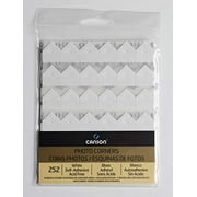 Canson Self Adhesive Photo Corners, Peel-Off Archival Quality, White, 252-Pack