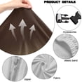thumbnail image 7 of Jiueut Lion Cross Print Gaming Chair Cover Pack of 4, Soft Rotating Chair Slipcovers with Armrest Cover Computer Reclining Chair Slipcover with Elastic Bottom Desk Chair Seat Protector, 7 of 7