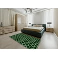 thumbnail image 4 of Ahgly Company Indoor Rectangle Patterned Green Pepper Green Area Rugs, 4' x 6', 4 of 6