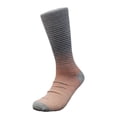 thumbnail image 3 of Gray to Orange Graduated Striped Pattern Dress Socks, 3 of 3