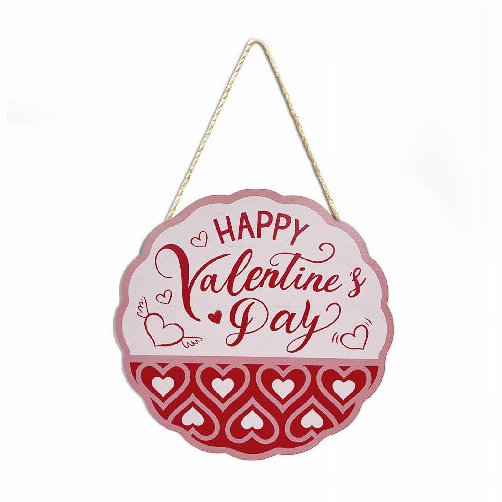 ZZwxWA Up to 50% Off Valentine's Day Felling Door Sign Wooden