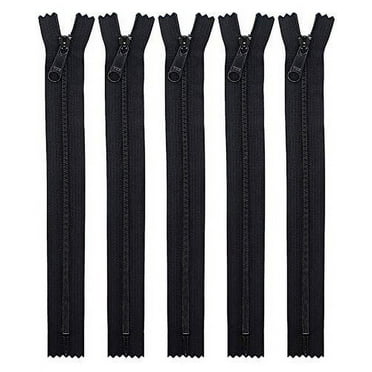 YKK #4.5 Nylon Coil Handbag Zipper - 60 Inches Long, Closed Bottom, White, With Extra Long Pull Slider