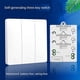 thumbnail image 2 of Self-Pow Wall Light Wireless Switch Self-Powered Remote Control No Battery No Wire IP54 Waterproof I, 2 of 5