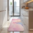 thumbnail image 4 of Pastel Rainbow Clouds Kitchen Rug Mat,Kitchen Runner Rugs Non Skid Washable,Decorative Kitchen Floor Mats for Kitchen,Sink,Laundry,17"x47.2", 4 of 7
