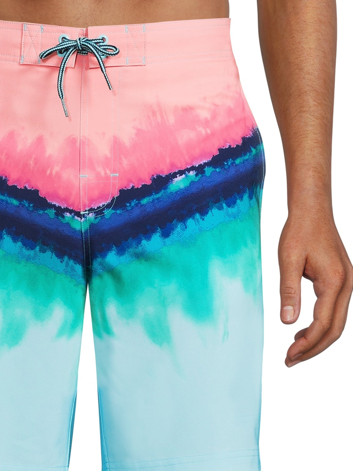 George Men's and Big Men's E-Board Swim Trunks with UPF 50+, 9" Inseam, Sizes S-3XL