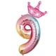 thumbnail image 1 of Globo numérico de 100 cm - Decoración grande de papel aluminio para fiesta de cumpleaños, aniversario, boda, baby shower, Nochevieja - El helio dura hasta 14 días, 1 of 1