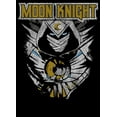thumbnail image 2 of Men's Marvel: Moon Knight Distressed Action Jump  Graphic Tee Black Large, 2 of 5