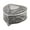 Silver, variant on Heart Jewelry Box with Florals Engraving Storage Organizer for Dressing Table