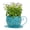 Blue, variant on mdesiwst Vintage Teacup Planter Iron Floral Cutout Flowerpot Decorative Plant Pot for Succulents Herbs Flowers Indoor Outdoor Garden Decor