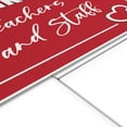 thumbnail image 7 of Thank You Teachers and Staff, Making a Difference, Yard Sign, Printed 2-Sided -18 x 12,24x18 or 36x24, Metal H-Stake Included, v4, 7 of 7