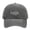 Washed Light Grey, variant on Fish Skeleton Embroidery Vintage Washed Unisex Fishing Cap- Washed Black