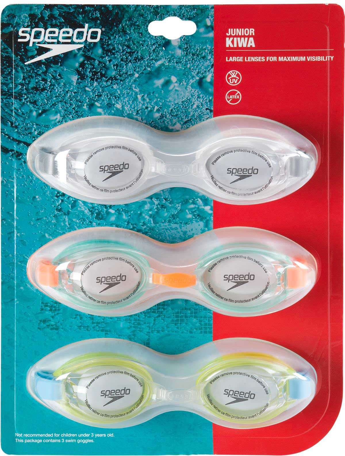 speedo swim goggles 3 pack