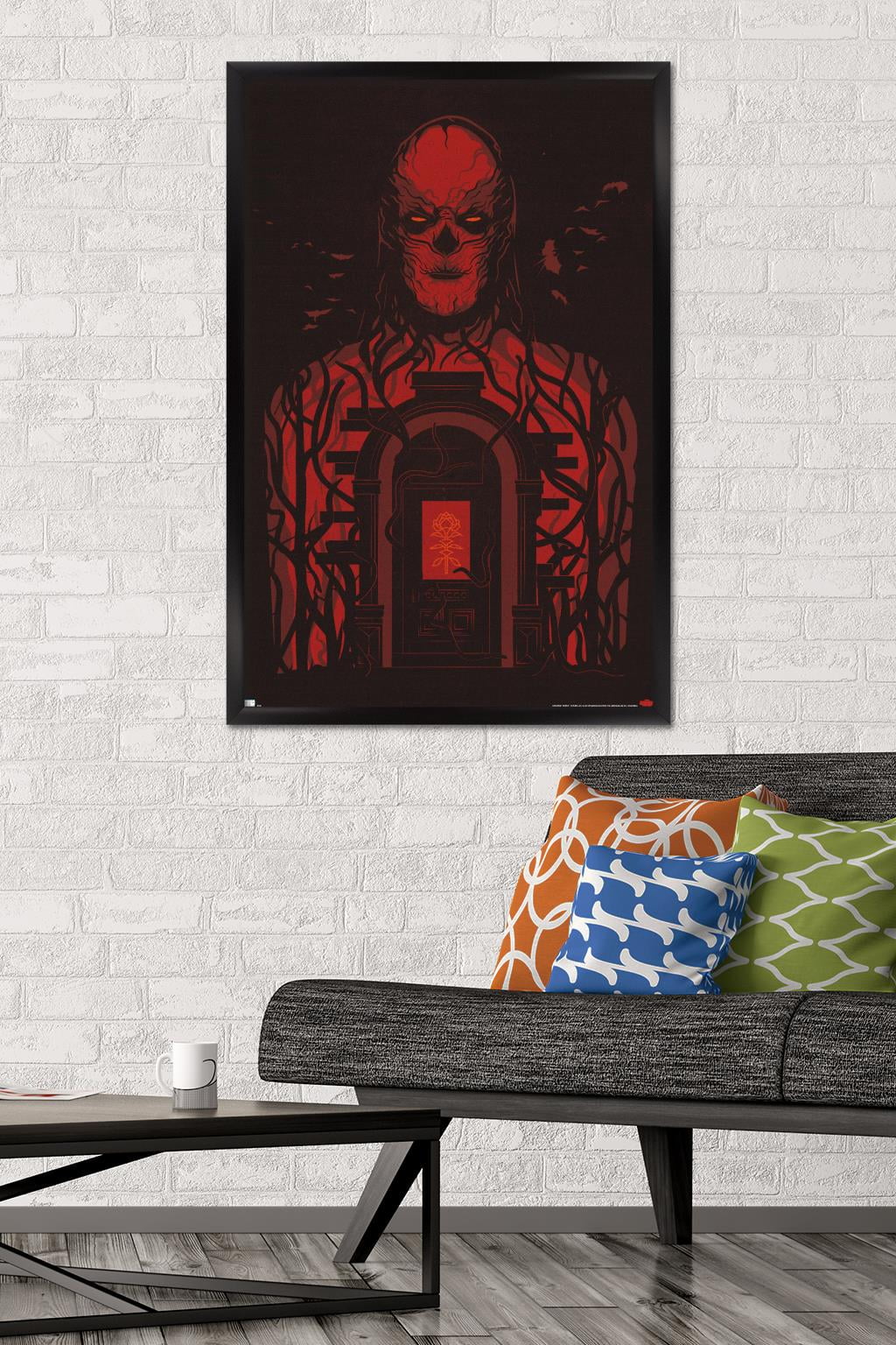 Netflix Stranger Things: Season 4 - Vecna Door Wall Poster, 22.375" x 34" Framed
