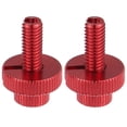 thumbnail image 3 of 2Pcs 8mm Red Motorcycle Brake Clutch Levers Adjuster Screw Bolt M8x1.25, 3 of 10