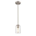 thumbnail image 3 of 9601-SN Millennium Lighting Moven - 1 Light Mini-Pendant-45.5 Inch Tall and 5 Inch Wide-Satin Nickel Finish, 3 of 5