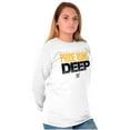 thumbnail image 4 of United States Navy Pride Runs Deep Unisex Plus Size Long Sleeve Shirt Brisco Brands 3X, 4 of 5