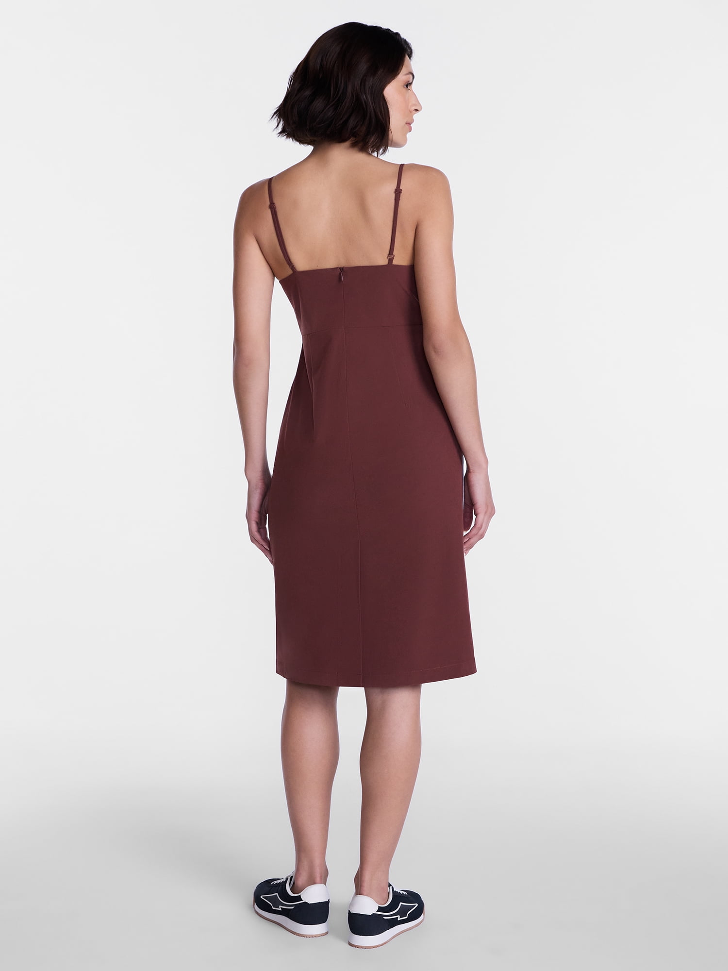 Avia Women’s Feather Stretch Midi Dress, Sizes XS-XXXL
