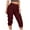 Red, variant on Prolriy Capris Pants for Women Rrousers Loose Casual Women's Pants Cropped Foot Pocket Beam Shorts Pants Womens Pants Blue L