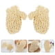 thumbnail image 3 of 1 par de guantes exfoliantes de esponja reutilizables, guantes de baño de sisal natural, guantes de ducha para baño, guantes para exfoliar la piel, esponja de baño para gel de baño., 3 of 6