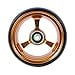 thumbnail image 3 of RIANT WHEEL , 4 X 1.4 Pouces, Roues en PU, Roulettes de Fauteuil Roulant, Jante en Aluminium, une Paire (Or), 3 of 4