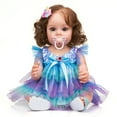 thumbnail image 1 of Adorable Fille Tout-Petit Princess en Silicone 55CM/22 Pieds' avec Détails Faits à la Main, 1 of 4