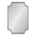 thumbnail image 6 of Kate and Laurel Hogan Modern Scalloped Wall Mirror, 24 x 36, Antique Silver, Decorative Traditional Glam Wall Décor with Soft Scallops and Stunning Finish, 6 of 8