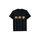 thumbnail image 1 of Bonita camiseta con emoticono "Oír, ver, no hablar, no mal", 1 of 6