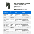 thumbnail image 2 of Wiper Motor Pulse Board - Compatible with 1992 - 1995 GMC G1500 1993 1994, 2 of 2