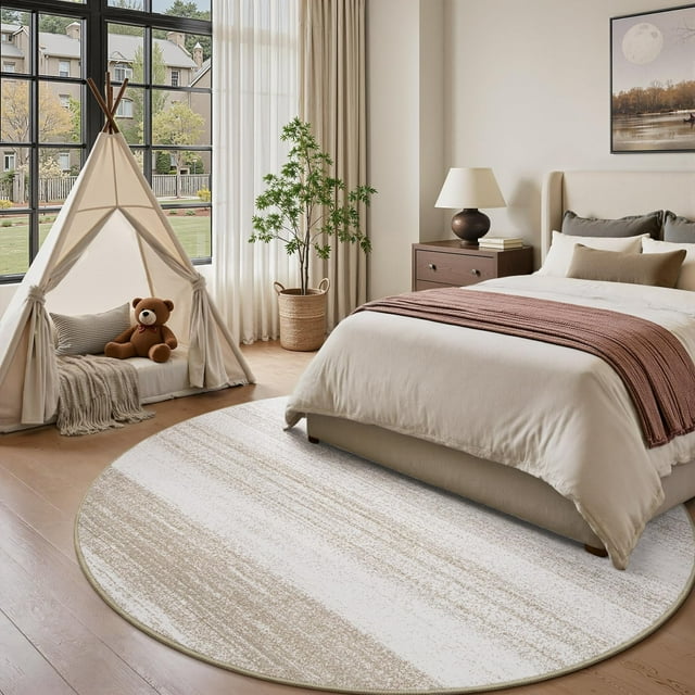 Modern Abstract Area Rug x Rugs for Living Room BedroomCarpet Machine Washable Rugs for Bedroom Dining Room Living Room RugContemporary Neutral Grey