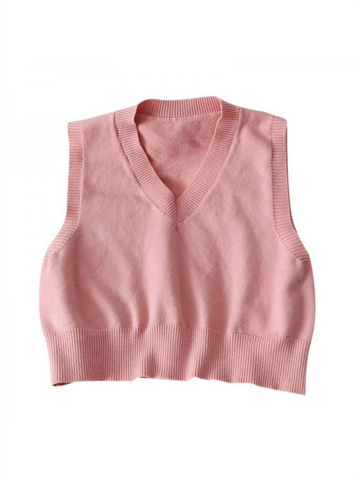 Sleeveless Jumper Sweater Vest 