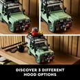 thumbnail image 6 of LEGO Icons Land Rover Classic Defender 90 Model Car Building Set, Off-Road Icon, Makes a Great Gift for Classic Car Lovers, 10317, 6 of 8