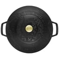 thumbnail image 4 of STAUB la Cocotte Four à Frire Essentiel Rond en Fonte 4,8 L avec Couvercle Serpent, Noir, 4 of 10