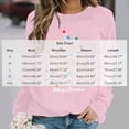 thumbnail image 2 of Juebong Holiday Funny Graphic Tops for Women Family Christmas Tree Santa Lights Print Pullover Crewneck Long Sleeve Shirts Lightweight Matching Sweatshirt, 2 of 5