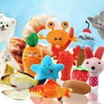 thumbnail image 3 of 1PC Cartoon Soft Pet Supplies Dog Squeak Playthings Puppy Training Toy Toys Pet Chew Vegetable Fruit Plush Toys Bite Resistant, 3 of 8
