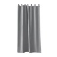 thumbnail image 2 of 2 PcsTab Top Blackout Curtain Panel 52 x 95 Inch, Room Darkening Thermal Insulated Curtain with Hook-and-Loop Tabs for Indoor Outdoor Patio Living Room, Window and Wall Decor, Grey, 2 of 4