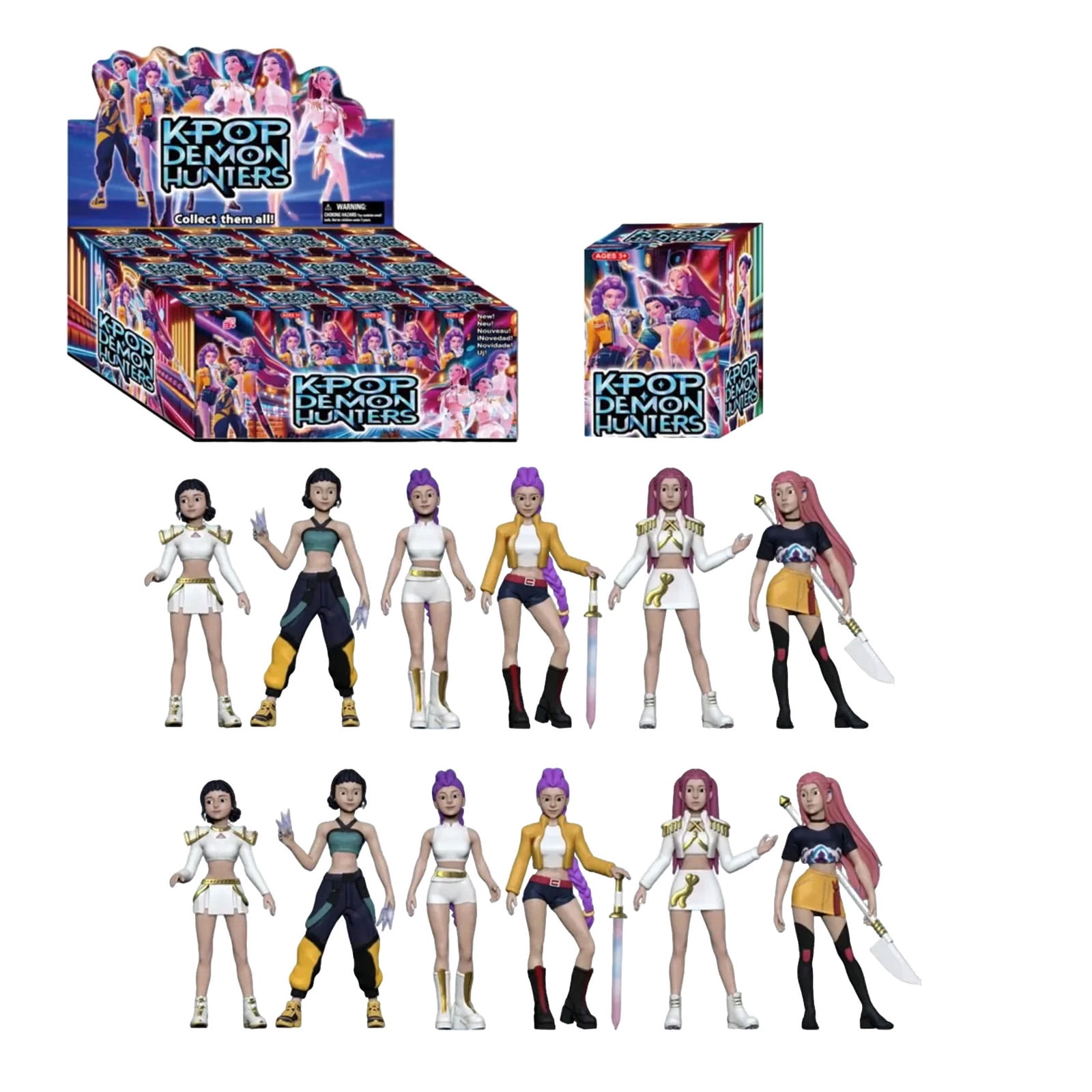 Kpop Demon Hunters Merch Action Figures Mystery Blind Box Mystery Box （12Pack）