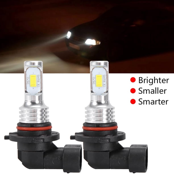 Bombilla de Luz Antininbla LED Blanca H10 9145 80W 8000K 2 piezas 12-24V Reemplazo Universal Luz Blanca Fría Chips LED Lámparas Antiniebla Reemplazo Para Automóviles