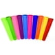 thumbnail image 1 of Moldes para paletas de hielo de silicona,Moldes para hacer paletas,10 colores vibrantes,Juego de 10, 1 of 7