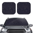 thumbnail image 2 of Saiise Copper-Gold Gloss Outline Peony for Foldable Car Sun Shades (2-Pack) Offer Sun Protection with an Easy-fold Design for Convenient Windshield Shading-Medium, 2 of 6