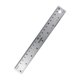 thumbnail image 3 of Regla de metal de acero inoxidable regla recta orificio colgante de la línea de servicio pesado dibujante de la regla de dibujo de la regla de dibujo 20 cm, 3 of 8