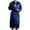 Navy, variant on Mens Pajamas Set,Pajamas for Men, Solid Casual Long Sleeves Lace-Up Home Pocket Long Pajama Robe,Robe for Men